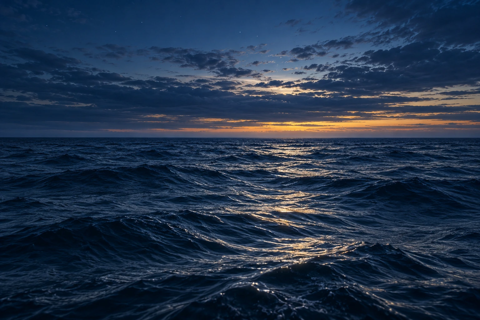 Open sea — AI landscape illustration